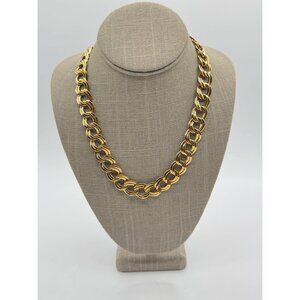Napier Gold Tone Chunky Necklace Vintage